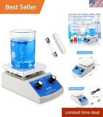 Laboratory-Grade Magnetic Stirrer Hot Plate – 2000mL Capacity, Rapid Heating