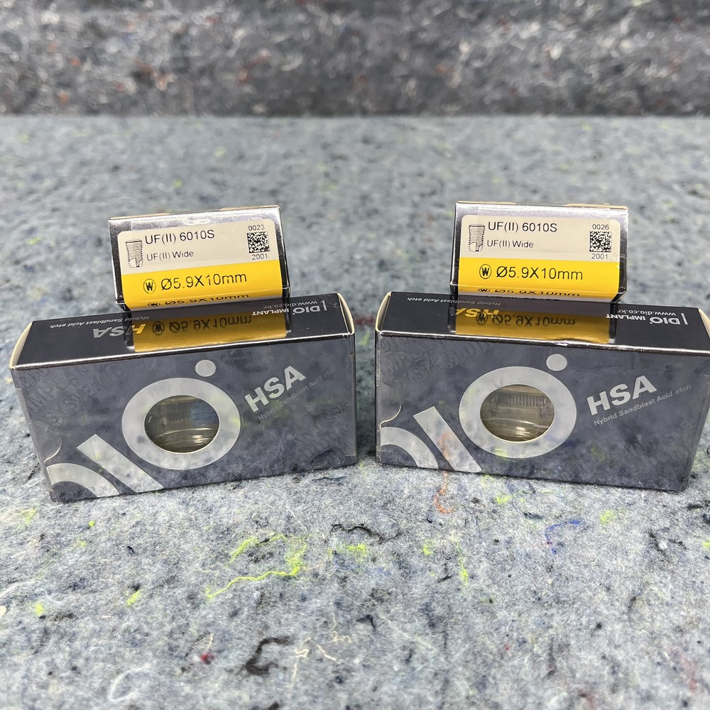 1 Box DIO HSA UF (II) DENTAL IMPLANT Works with HIOSSEN