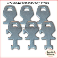Georgia Pacific “Rollsavr” Key #50418 for Jumbo Toilet Tissue Dispensers -(6/pk)