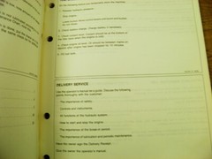 JOHN DEERE 990 PRODUCT INSPECTION MANUAL