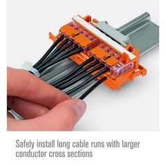 50pcs WAGO 221-415 Lever Nuts 5-Conductor Splicing Connector 12-24 AWG