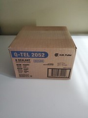 12 PACK H.B.FULLER Q-TEL 2052 B SEALANT SILICONE RE-ENTRABLE 3 FL oz