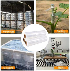 Stretch Wrap Roll Heavy Duty Plastic Moving Wrap 11.8″ X 500FT