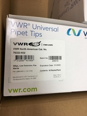 VWR REF 76323-932 LTS Compatible Pipette Tips 300µL Lot 4 PKS