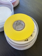 Scotch Vinyl Electrical Tape 35 Red Brown Yellow Gray Violet Lot Of 5