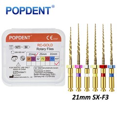 Dental Endodontic Rotary Endo Root Canal File X-Pro Blue /Gold Taper POPDENT