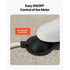 Uimoso Drain Cleaning Machine 50FT x5/16″ Manual Feed with 228RPM Electric Motor