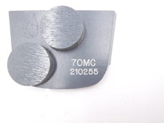 9 Pack Superabrasive 70 G Quick Change Medium Concrete Trapezoid 2 Button Pads