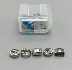 Dental Kids Crown stainless steel Primary Molar Pediatric Crowns Kit 48Sizes USA