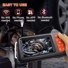 Industrial Endoscope Borescope 1080P 4.3” Screen 5.5mm Inspection Snake Camera