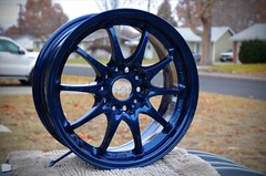Midnight Navy Blue Metallic Powder Coating Paint – New 1LB