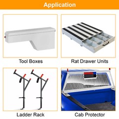 5/16″ Blind Fasteners Hardware Installation Kit 999-10PK For Weather Guard Truck