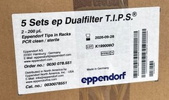 Eppendorf EP Dualfilter 2-200uL Pipette Tips T.I.P.S. In Racks #0030078551 CASE