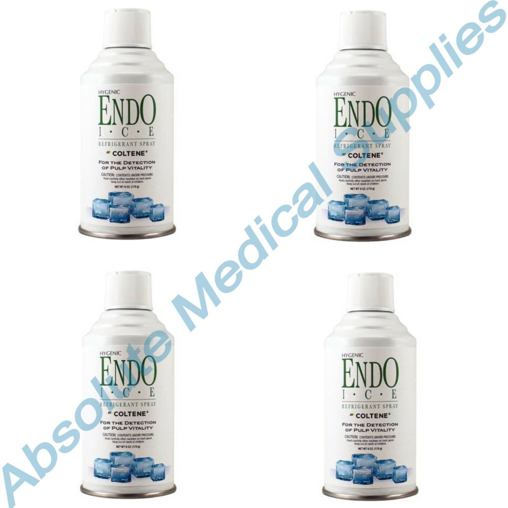 *4-Packs* Coltene Hygenic Endo Ice Pulp Vitality Refrigerant Spray 6 Oz H05032