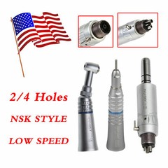 NSK Type Dental Slow Low Speed Contra Angle/ Straight/ Air Motor 2H/4H azh