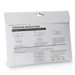 Bonsaii Paper Shredder Lubricant Sheets, 24-Pack (8.4 X 5.9 Inch/piece
