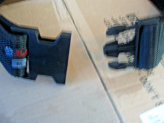 Duty Belt Black Ballistic Nylon Medium” NOS by DeSantis