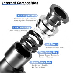 1/2″ Air Line Tubing Kit,1/2″OD DOT Nylon Hose 25ft and Push to Connect Fittings