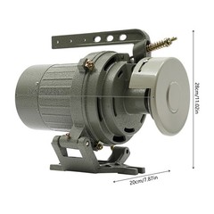 Industrial Sewing Machine Clutch Motor 400W 3450RPM Electric with Belt Guard