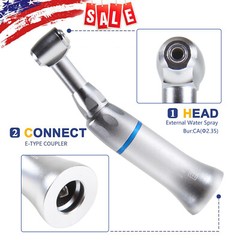 Slow Low Speed Handpiece E-type Push Button/ Latch Contra-Angle USA Dental