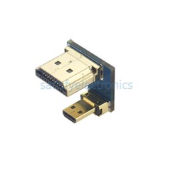 Mini Micro HDMI to HDMI Converter HDMI Screen Adapter for Raspberry Pi 4B NEW