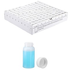 100 Pcs 20mL Scintillation Vial Liquid Scintillation Counting Vials HDPE