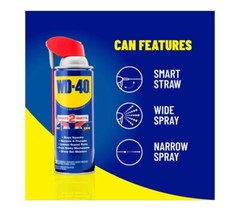 WD-40 Multi-Use Product with Smart Straw Sprays 2 Ways, 12 OZ [6-Pack]