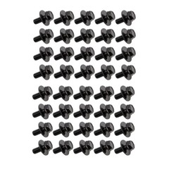 Car Body Bolts Screws M6-1.0x 16mm Long-10mm Hex-17mm Washer For Toyota 20-100PC