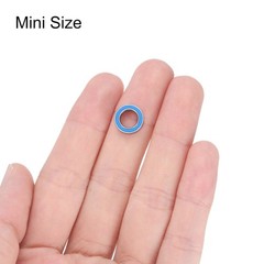 20pcs MR106-2RS Miniature Ball Bearings 6x10x3mm Double Sealed Bearings Blue