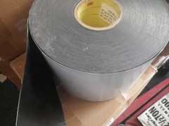 3M BLACK AEROSPACE TAPE 8545 40 MIL THICK 6 INCH WIDE ON ROLLS BRAND NEW