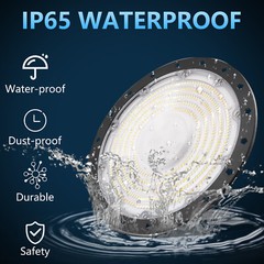 4 Pack 300W Led UFO High Bay Light Industrial Commercial Factory Warehouse Light