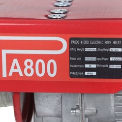 Mini Electric Hoist 1760lbs 14ft/4.2m Crane Winch Wired Remote Control 1350W