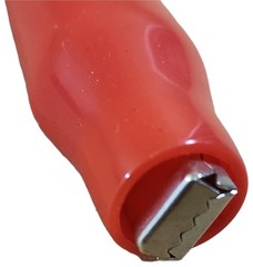 Lot of 10 Velleman CM16R Alligator Battery Clip 10A Red Insulated Connector