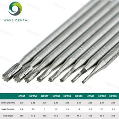 US WAVE Drill Dental Tungsten Carbide Burs HP 2.35mm For Straight Handpiece