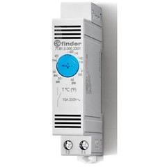 1pc FINDER 7T.81.0.000.2303 Thermostat, SPST-NO 10A, 0C (32F) to +60C (140F