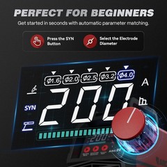 Professional Grade Welder with Synergic Control./