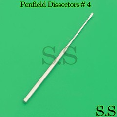 10 Pcs Surgical Penfield Dissectors # 4 Neuro 21.6cm Spine Instruments