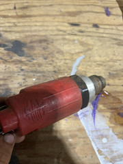 Mac tools Red Pneumatic Air Drill w/ Lever Trigger and Chuck