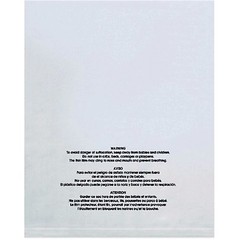 500 Pack 11×14 Suffocation Warning Self Seal Clear Poly Bags 1.5MIL 11″ x 14″
