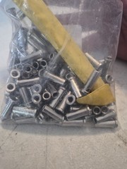 Muzata HSL-0103 Marine Grade Stainless Steel Cable Railing Hardware 100-Pack NEW