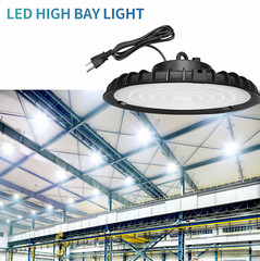 100W UFO LED High Bay Light Shop Light Warehouse Commercial Lighting Lamp 6000K