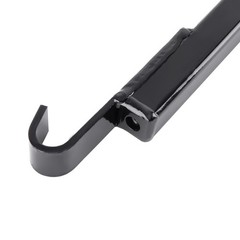 Universal Storage Shelving Brackets Black 4pcs Kit 19.6” (D) x 59.3” (H)