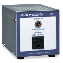 B&k Precision Isolation Transformer, 150 VA, 117 to 124V AC, 120V AC 1604A B&k