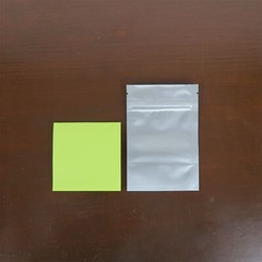 New Heavy Duty Silver Foil Stand Up Zip Seal Resealable Bags Multiple QTY Sizes