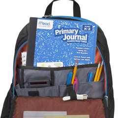 Blue Primary Journal for Kids 100 Sheets Blank and Ruled Composition Book