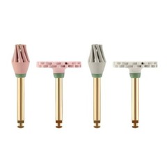 4 Pcs/Box Dental Composite Polishing Wheel Silicone Diamond 135°C Autoclavable
