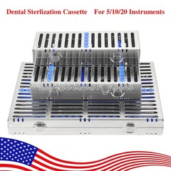 Dental Sterilization Cassette Rack Autoclavable Stainless Steel 135°C 5/10/20