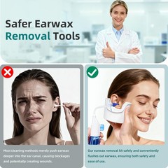 QISXROVY Ear Wax Removal Tool, Cleaning Large(50pcs accs), Transparent