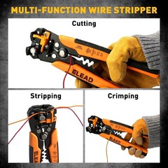 1188-Piece Ferrule Crimping & Stripping Tool Kit, AWG 23-7 0.25-10 mm² Ferrul…