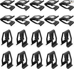 20 PCS Dashboard Trim Clips, Metal Car Front Console Dash Retainer, 20 PCS